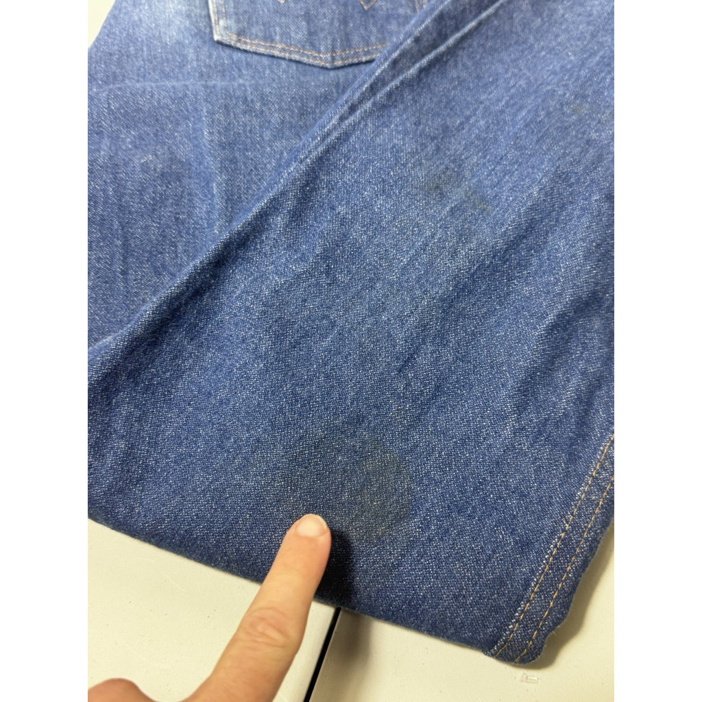 Wrangler 936NAV Cowboy Cut Slim Fit Jeans 34x32 Blue Western Denim