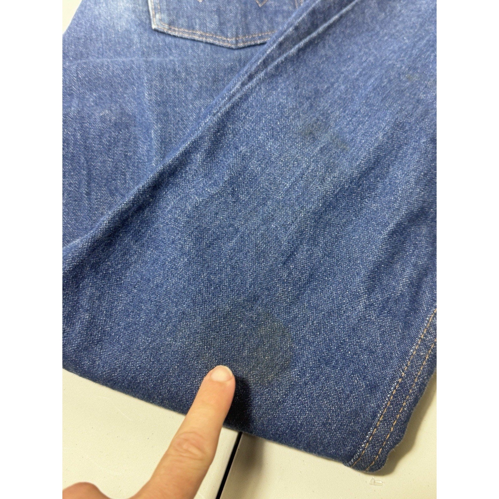 Wrangler 936NAV Cowboy Cut Slim Fit Jeans 34x32 Blue Western Denim
