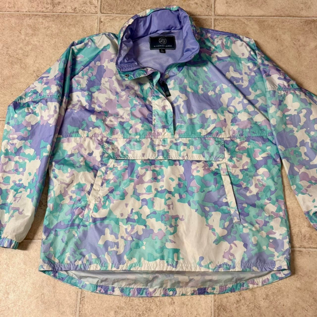 Vtg lauren james pullover windbreaker