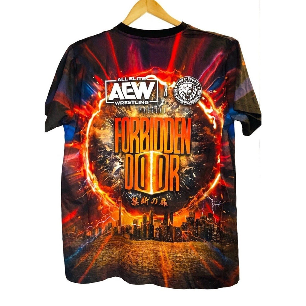 AEW Wrestling Forbidden Door 2023 T-Shirt 3XL All Over Print AOP Event Merch