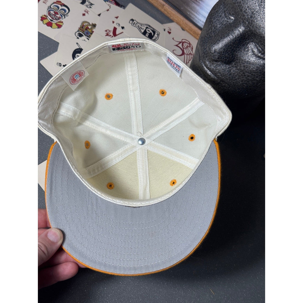 Vintage University of Tennessee Vols New Era 5950 Fitted Hat 7 3/8 Wool NCAA Cap