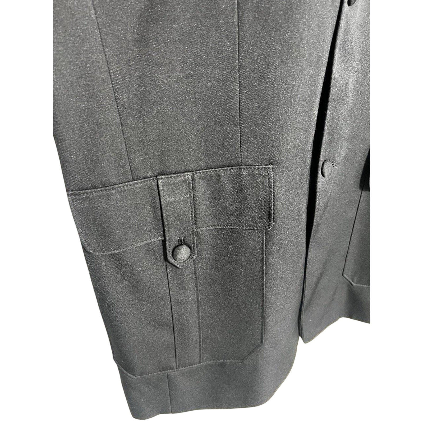 Vintage British Safari Hunting Work Jacket Vitaliano Super 150’s Cloth 36L 21W