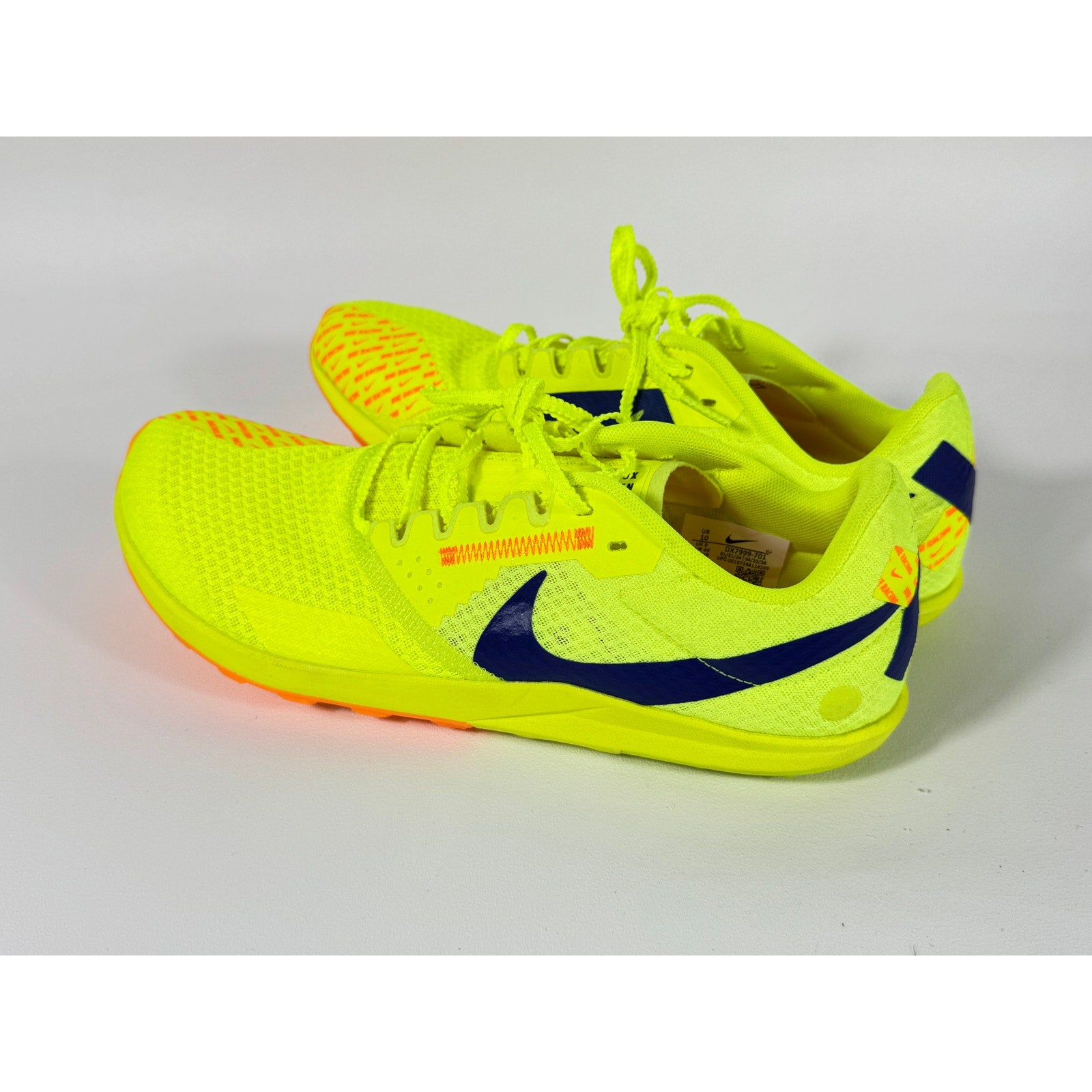 Nike Zoom Rival Sprint DX7999-701 Track Spikes Volt Orange Men’s 9.5 No Spikes