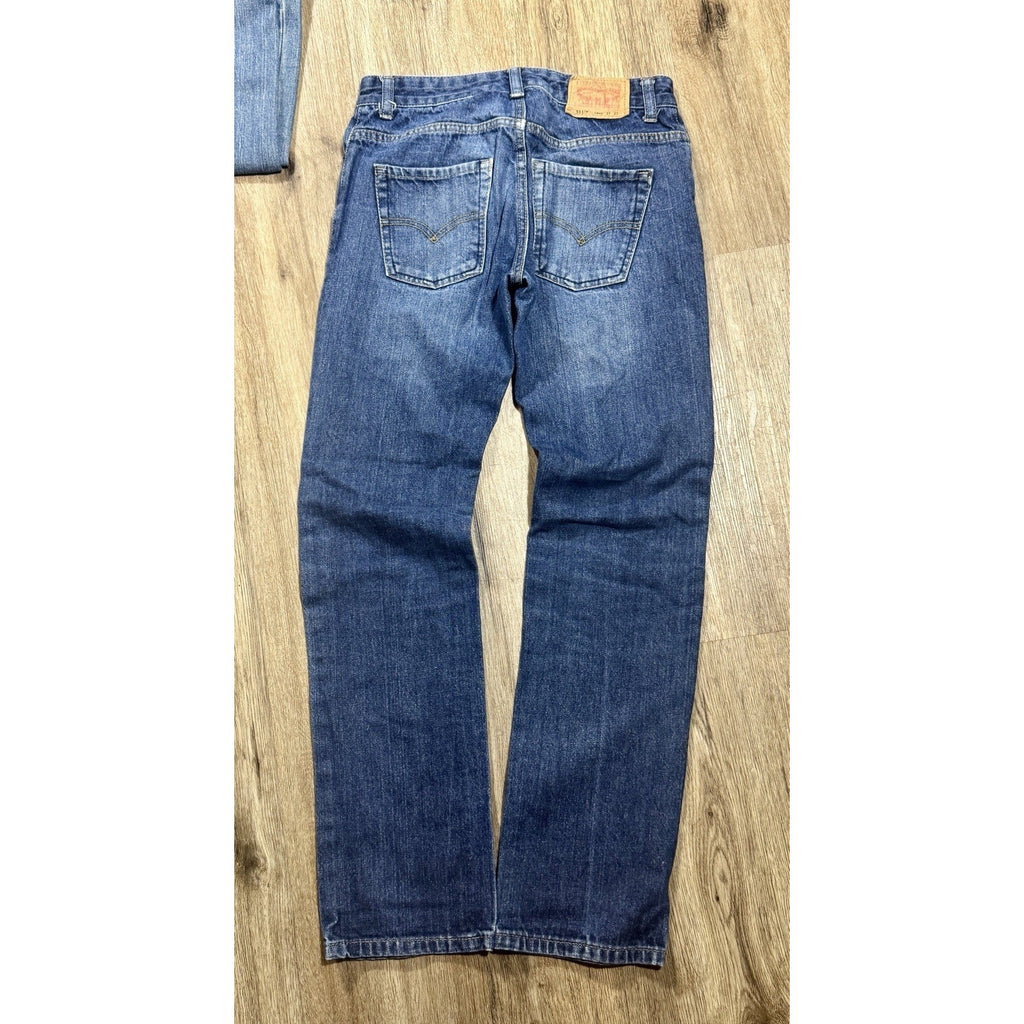 Levi’s 511 Slim Boys Jeans 14 Reg Men’s 27x27 Dark Wash Denim Youth