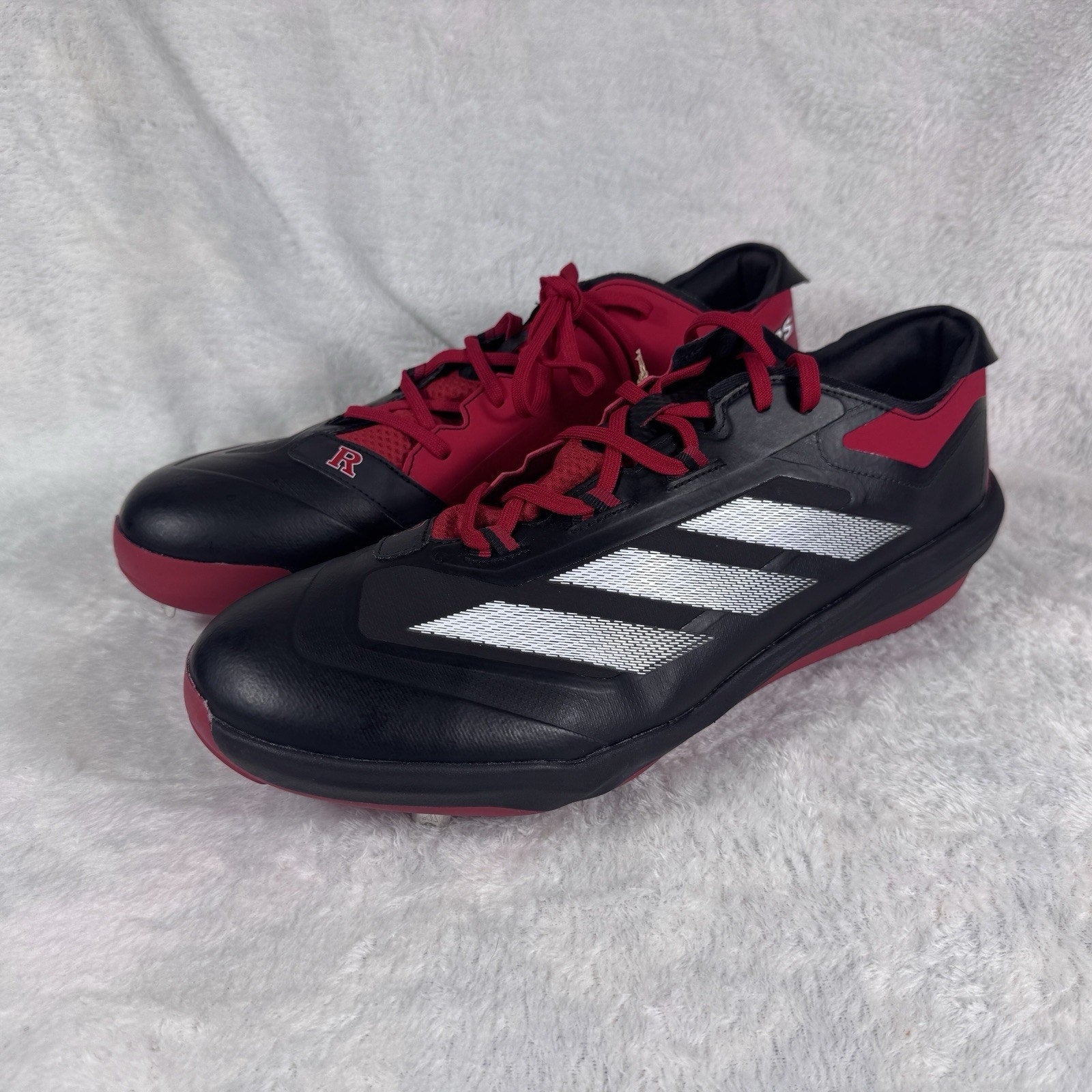 Adidas Adizero Impact NCAA Rutgers PE Baseball Cleats JR3048 Men’s 14
