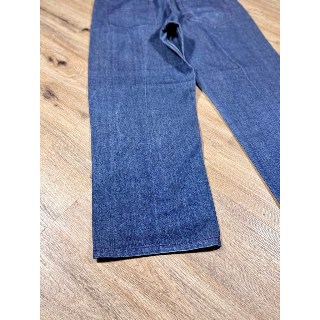 Brooklyn Basement Wide Leg Baggy Jeans Men’s 40x32 Dark Wash Y2K Skater Hip Hop