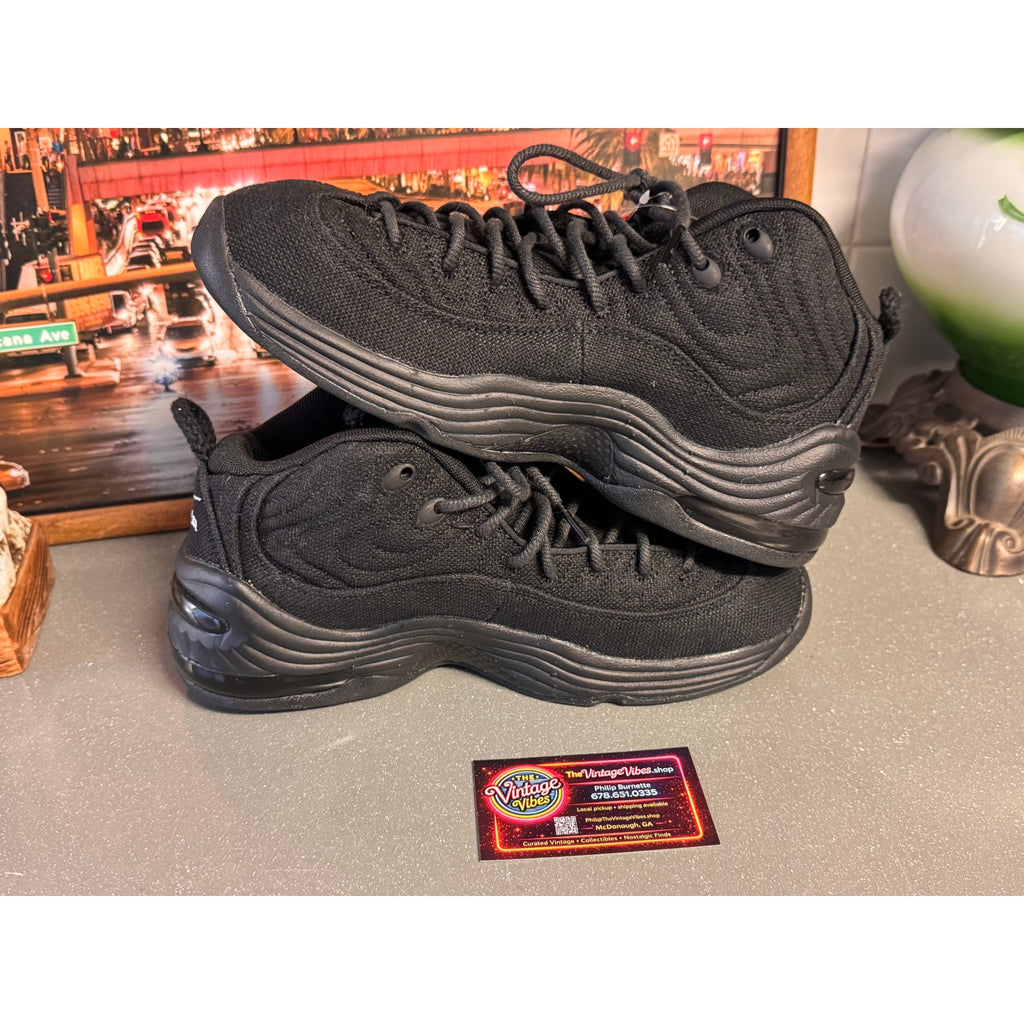 Nike X Stussy Air Penny 2 Black DQ5674001 Mens 7.5 Womens 9 Brand New Sealed