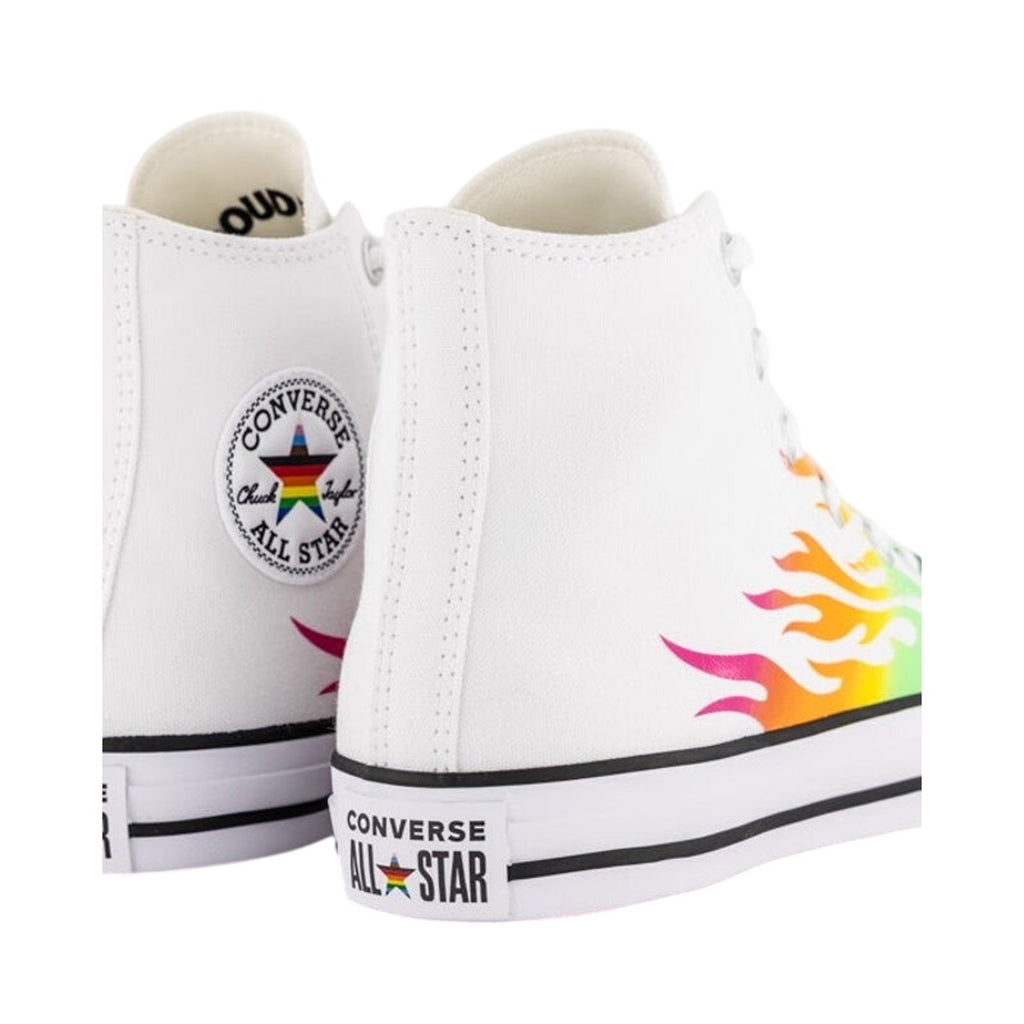Converse Chuck Taylor All Star Pride LGBTQ Rainbow Flame High Top Men 13 A15780C