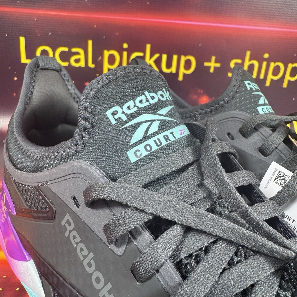 Reebok Sneaker Training 100212266 Nano Court Grey Purple Aqua Men’s 9 Women 10.5