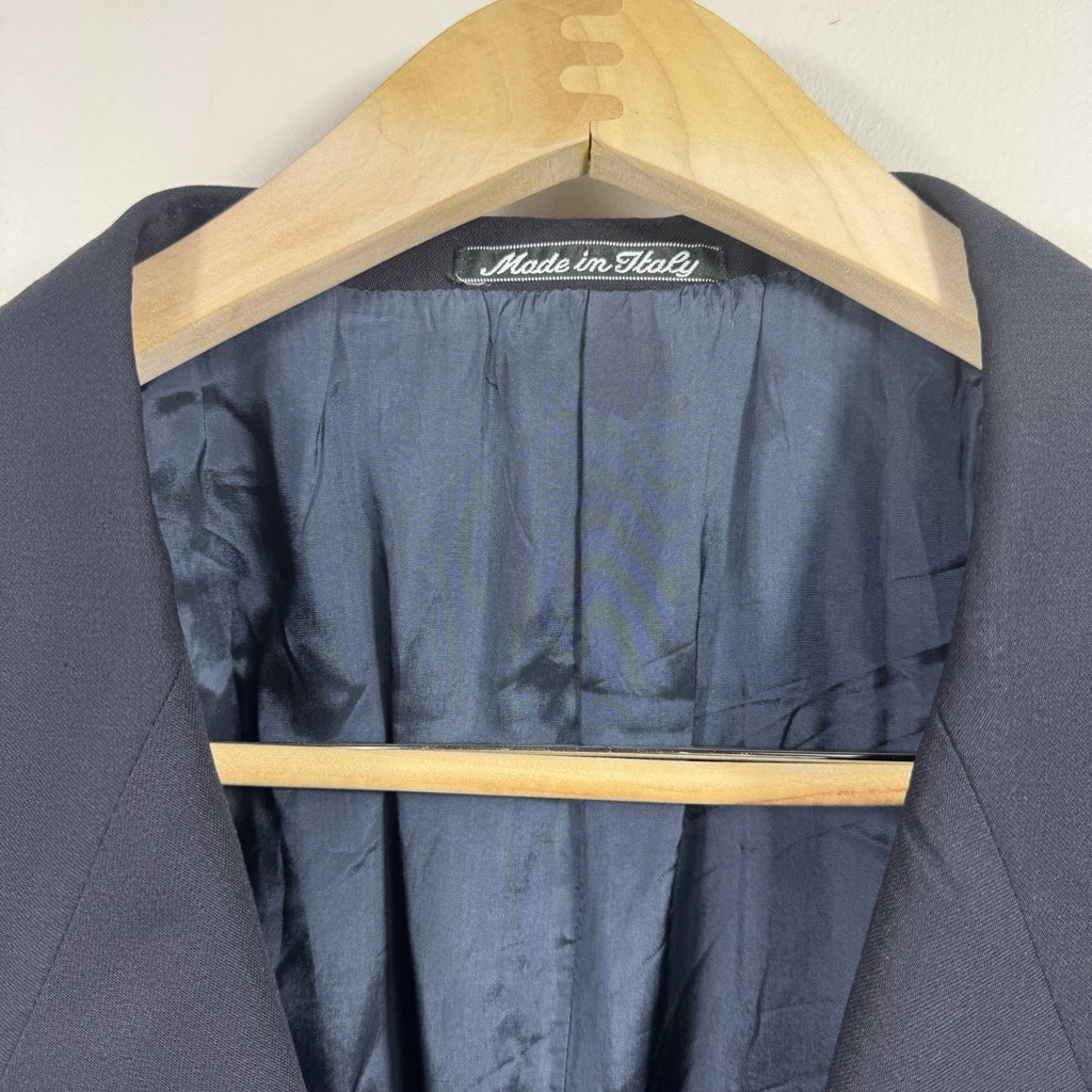Vtg Giorgio Armani Le Collezioni 44L Blazer Sport Coat 100% Virgin Wool Italy