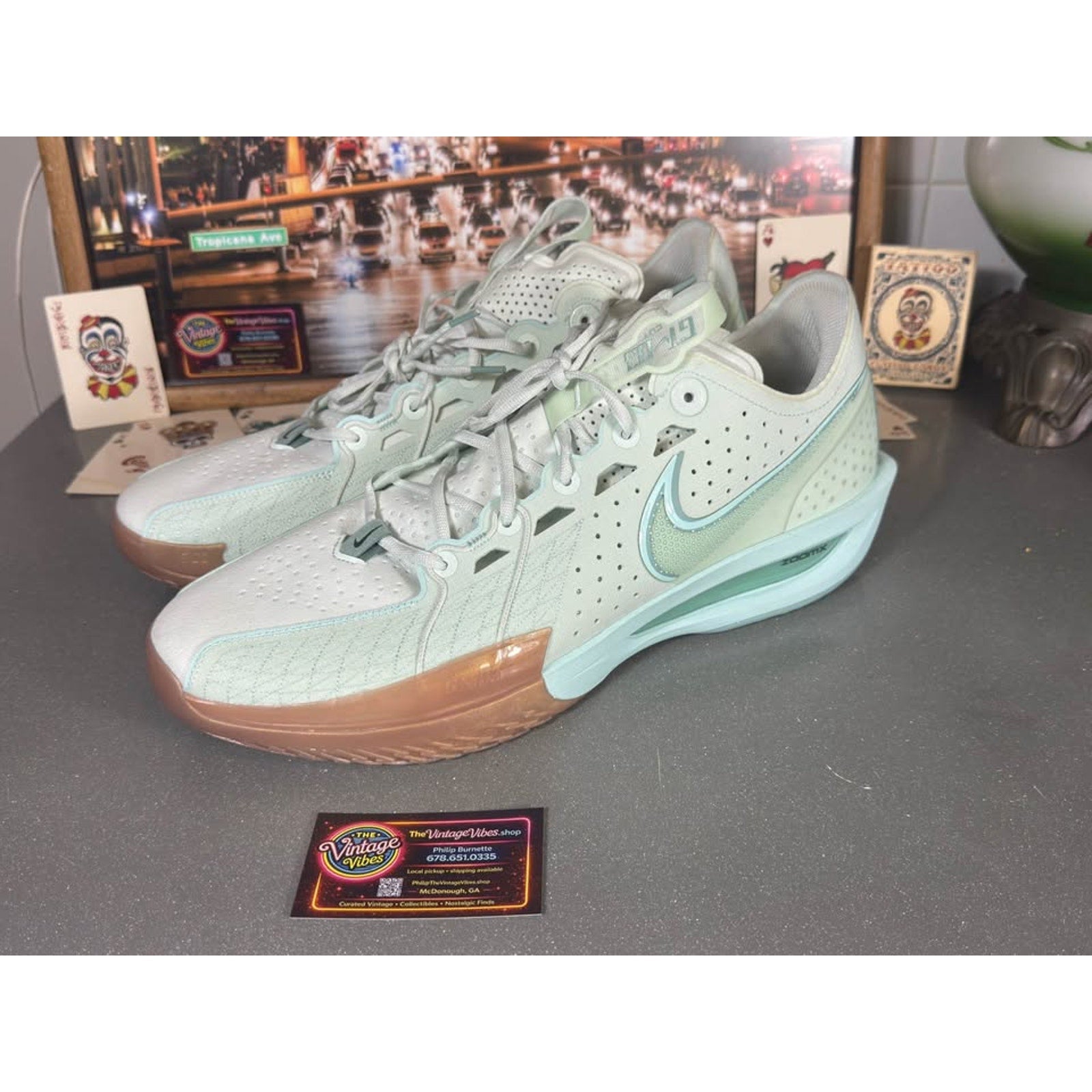 Nike GT Cut 3 Mint Foam Green Gum ZoomX DV2913-300 Size 18 New No Box