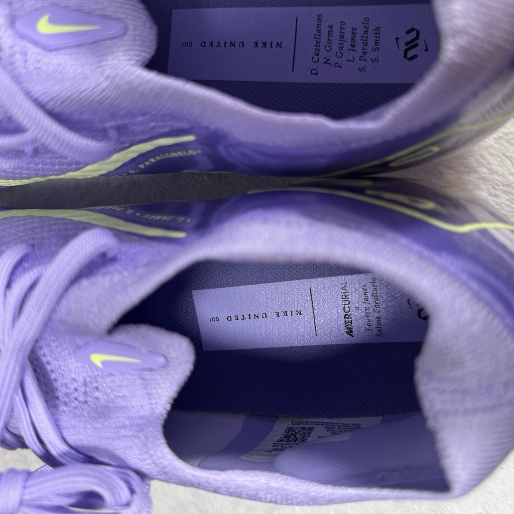 NIKE Zoom Mercurial Vapor 16 Elite FG United Pack Soccer Cleats Mens 13 Purple