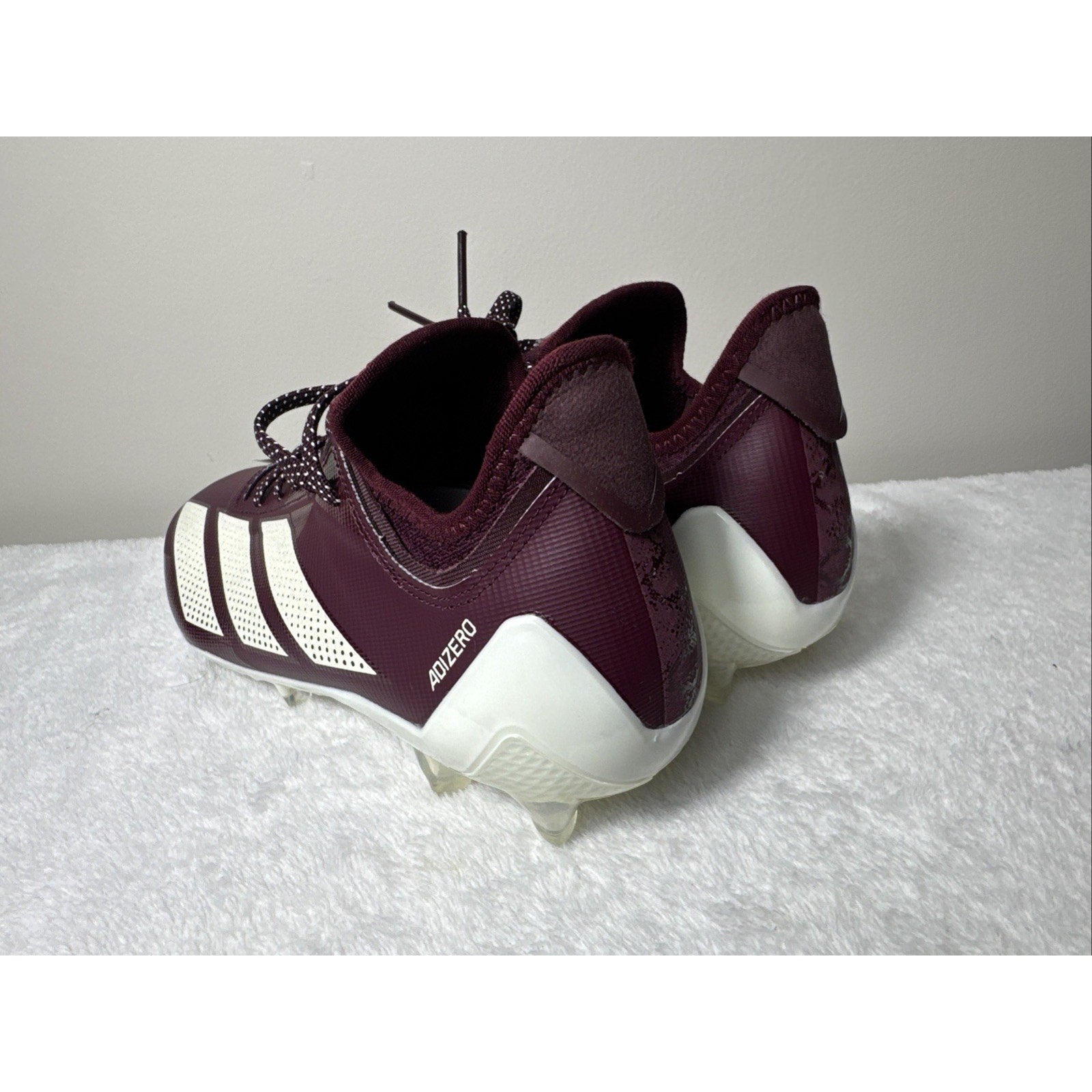 Adidas Adizero Electric.1 Football Cleats Men’s Sz 7.5 Maroon White NFL New