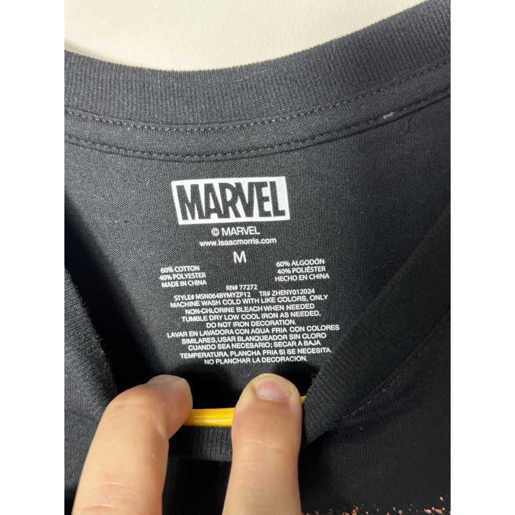 Marvel Venom Tongue Spider-Man Villain Comic Book Adult T-Shirt M