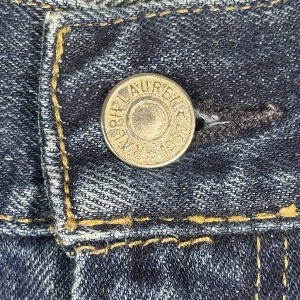 Vintage Polo Ralph Lauren Classic 67 Jeans Mens 32 x 32 Bootcut Split Hem Y2K