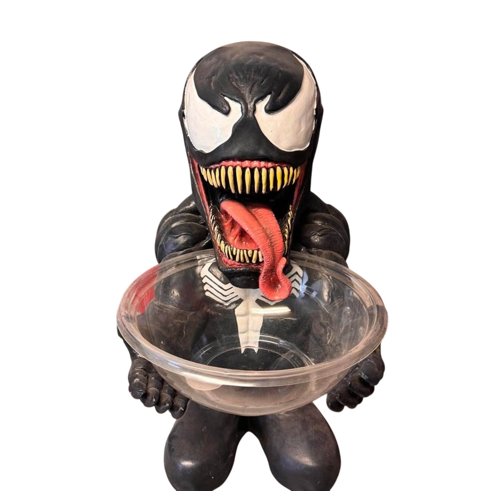 Marvel Venom Candy Bowl Holder 20” Tall Halloween Decor Complete Spider-Man Movie