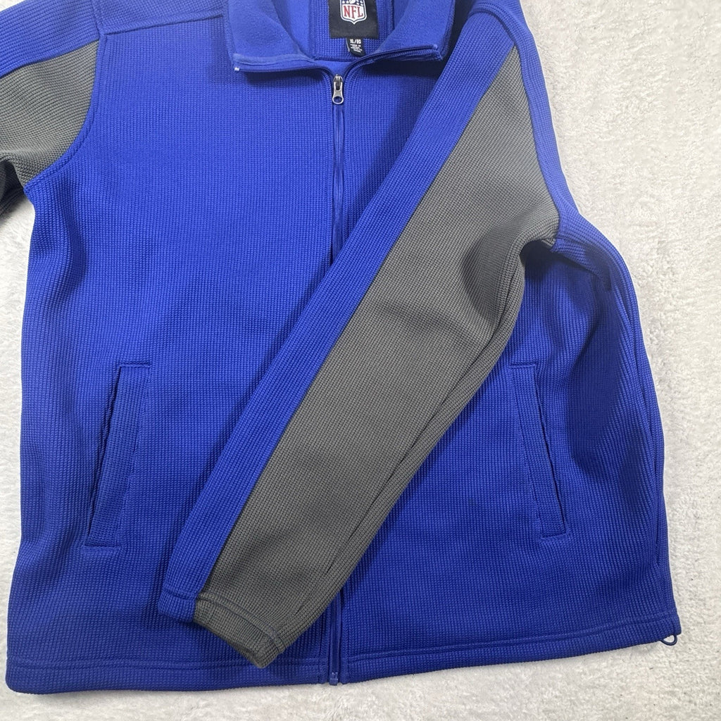 New York Giants G-III Men’s XL Full Zip Fleece Jacket Blue Gray NFL Football