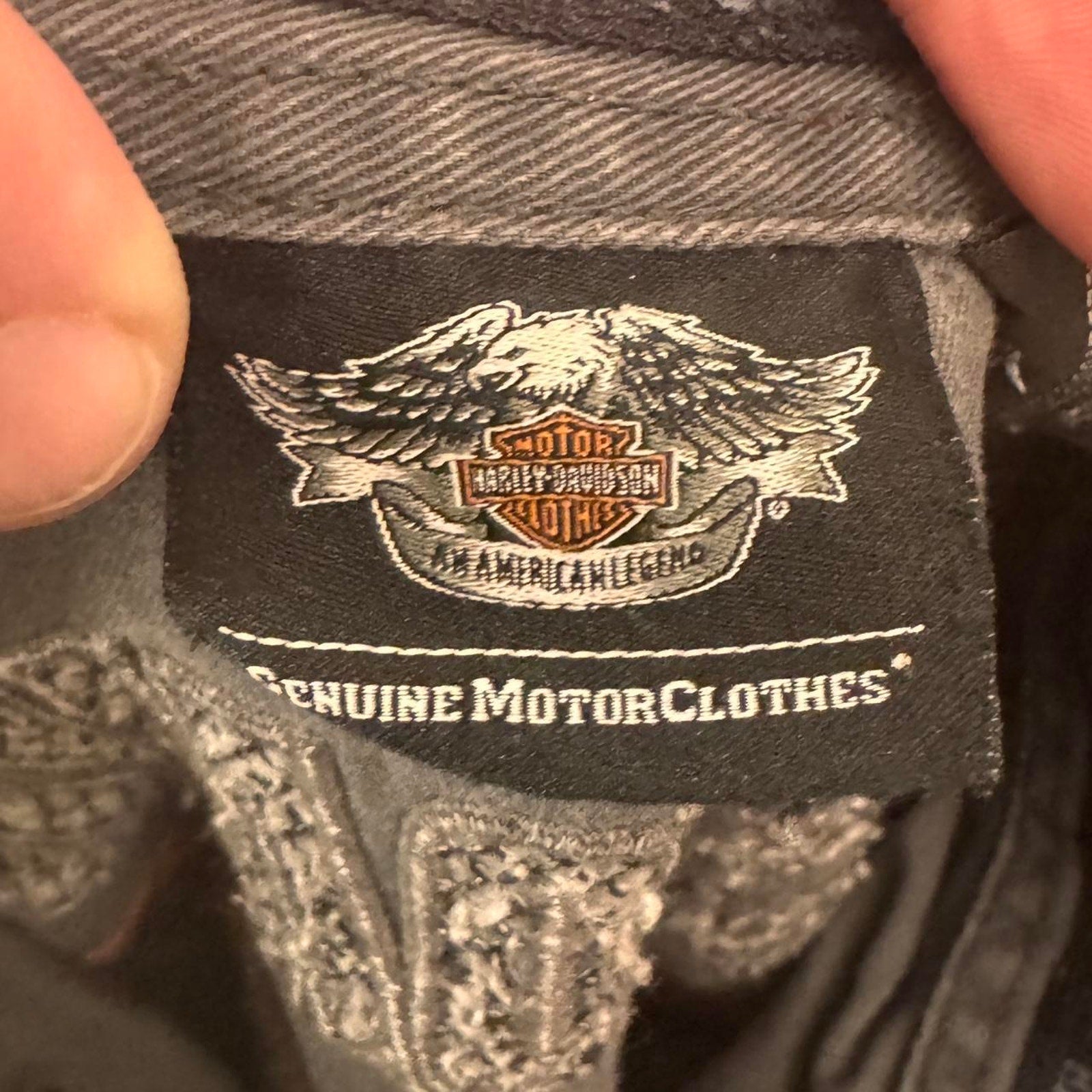 Harley davidson motorcycles short sleeve button