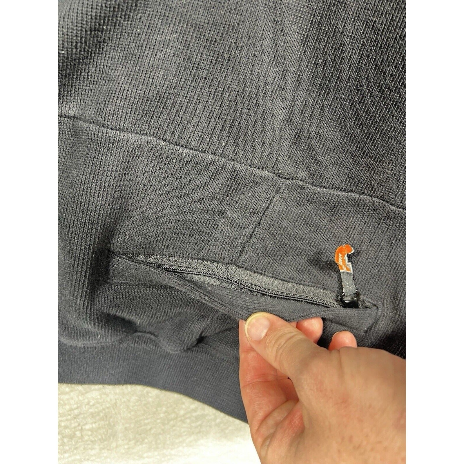 Vtg 2000s Rocawear Black Orange Star Tracksuit Baggy Hip-Hop Y2K Jacket Pants