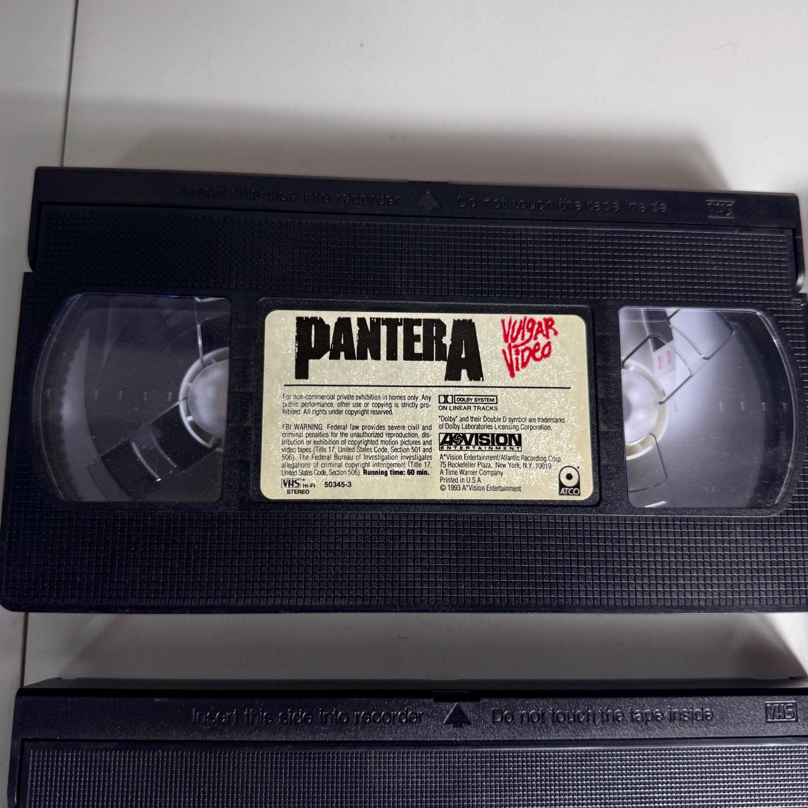 Pantera VHS Lot Vulgar Video Watch It Go 3 Cowboys From Hell Videos Metal 🎸🤘🏼
