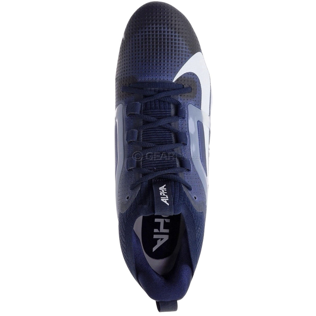 Nike Alpha Menace 4 Pro Football Cleats College Navy Blue White Sz 14 IB2501-400