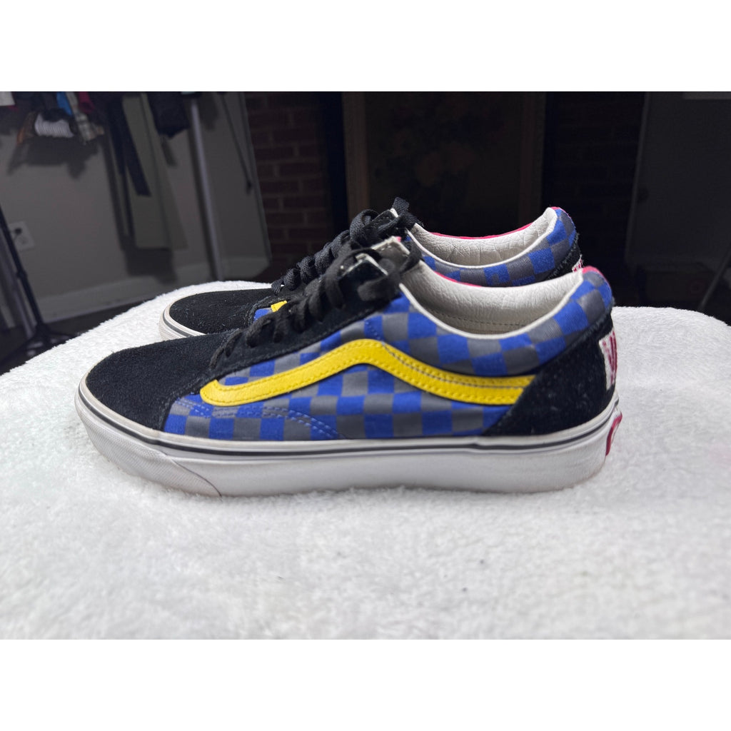 Vans Old Skool Mismatch Checkerboard Colorblock Skate Shoes Men’s 8 W 9.5 500714