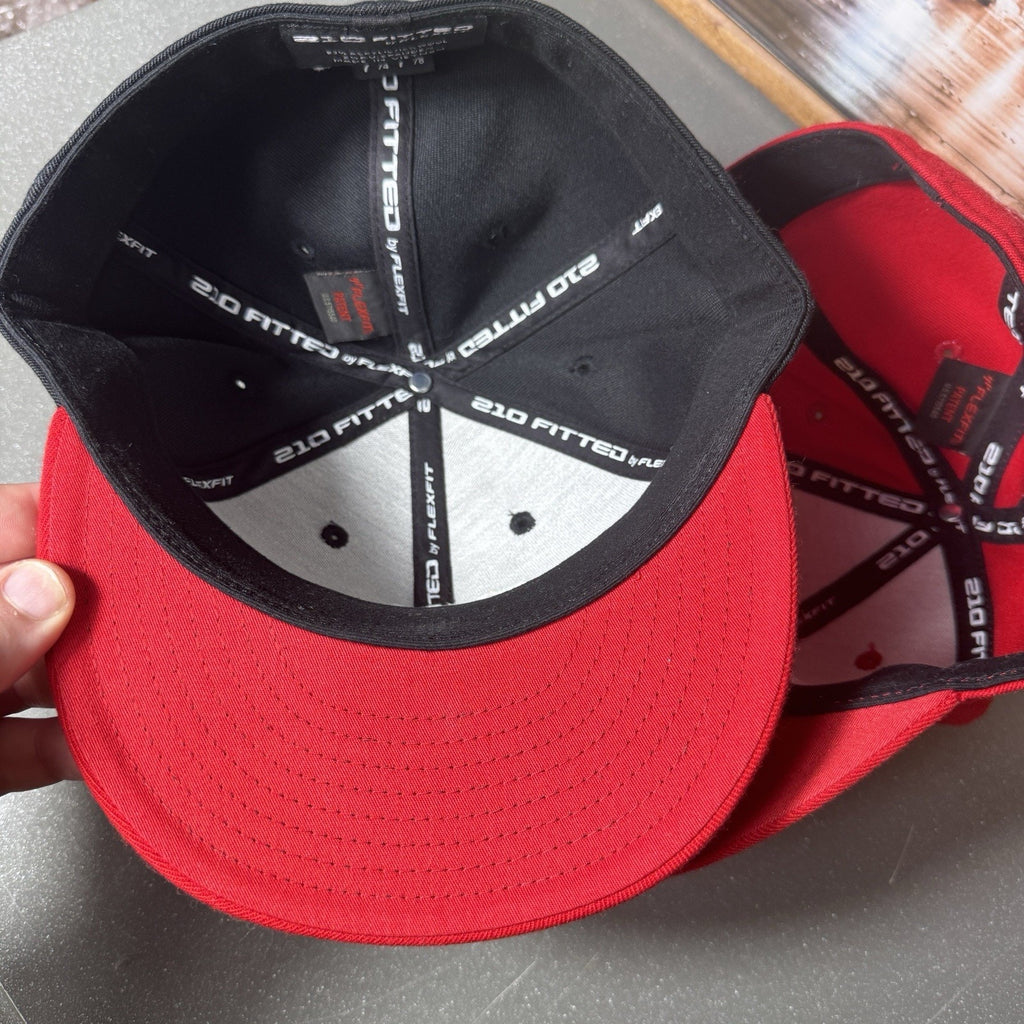 2000s Full Tilt Poker Online Gambling WSOP Flex Fitted Hat 7 1/4-7 5/8 L XL Y2K