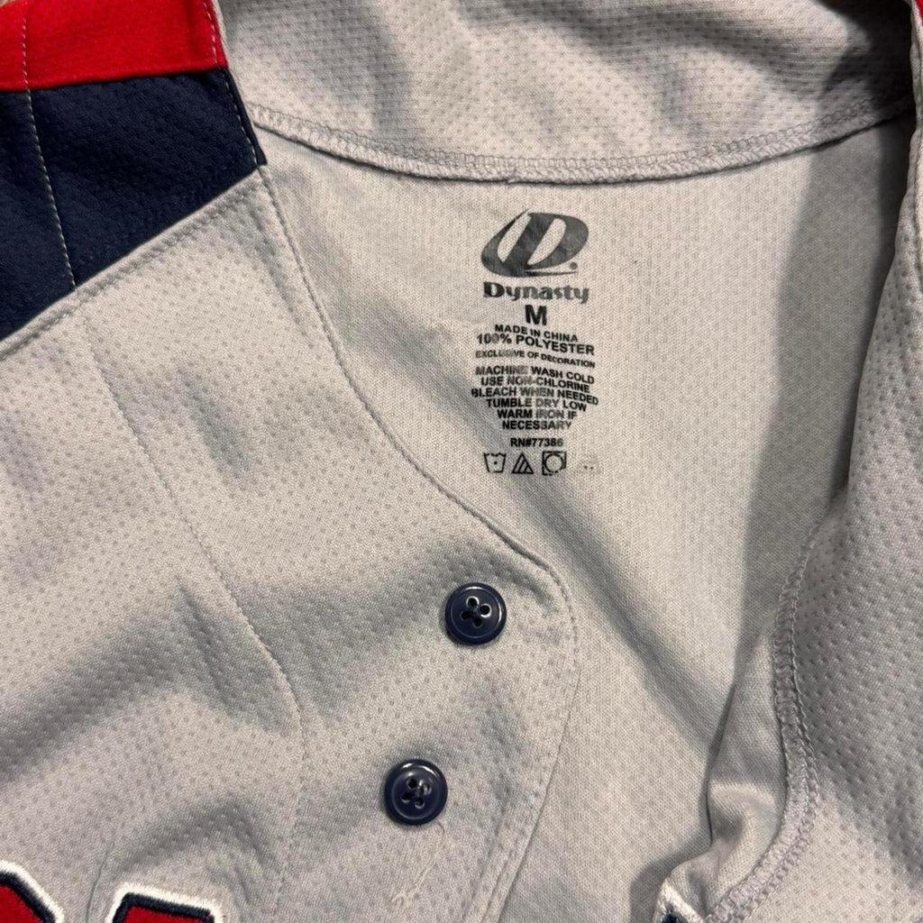 Atlanta Braves Baseball Dynasty Series 1995 Jersey Gray Navy Red Men’s M