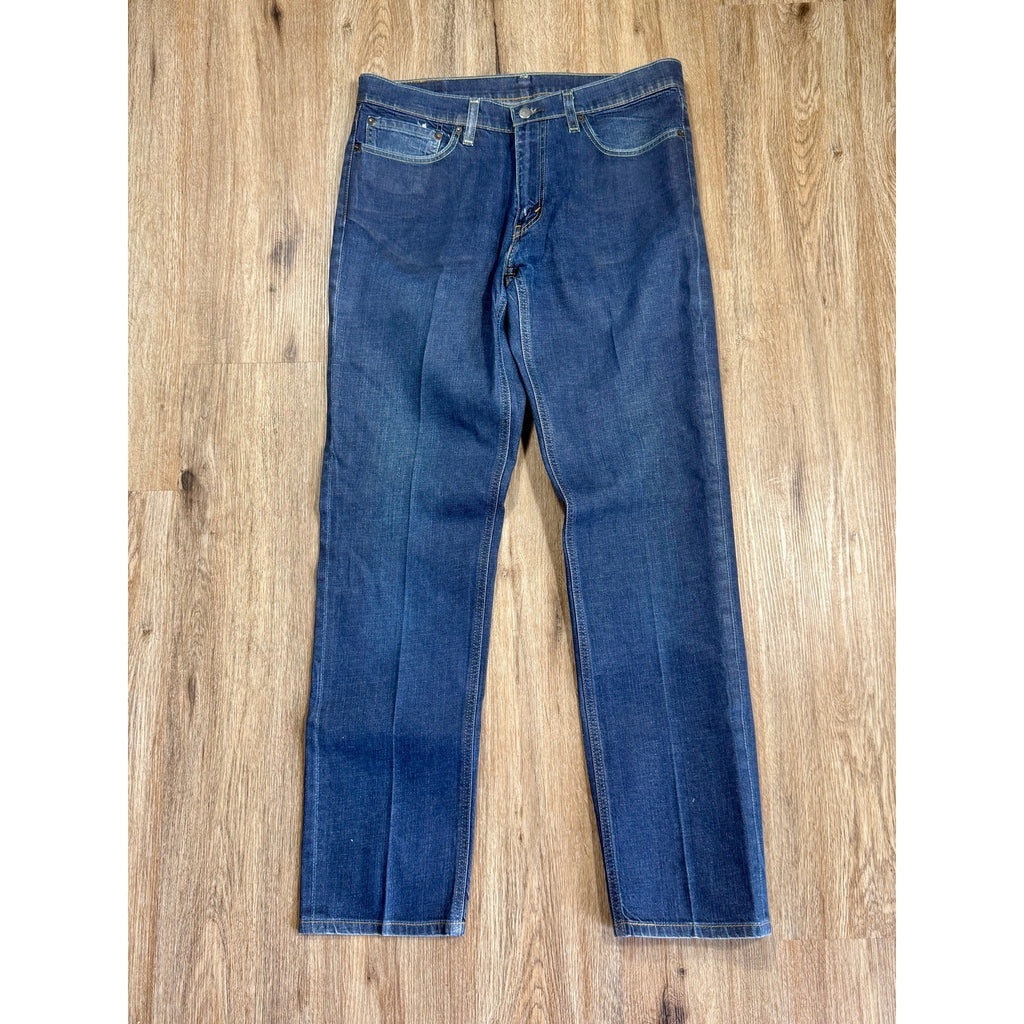 Levi’s 541 Athletic Taper Stretch Jeans Men’s 34x34 Dark Wash Denim Y2K Pressed