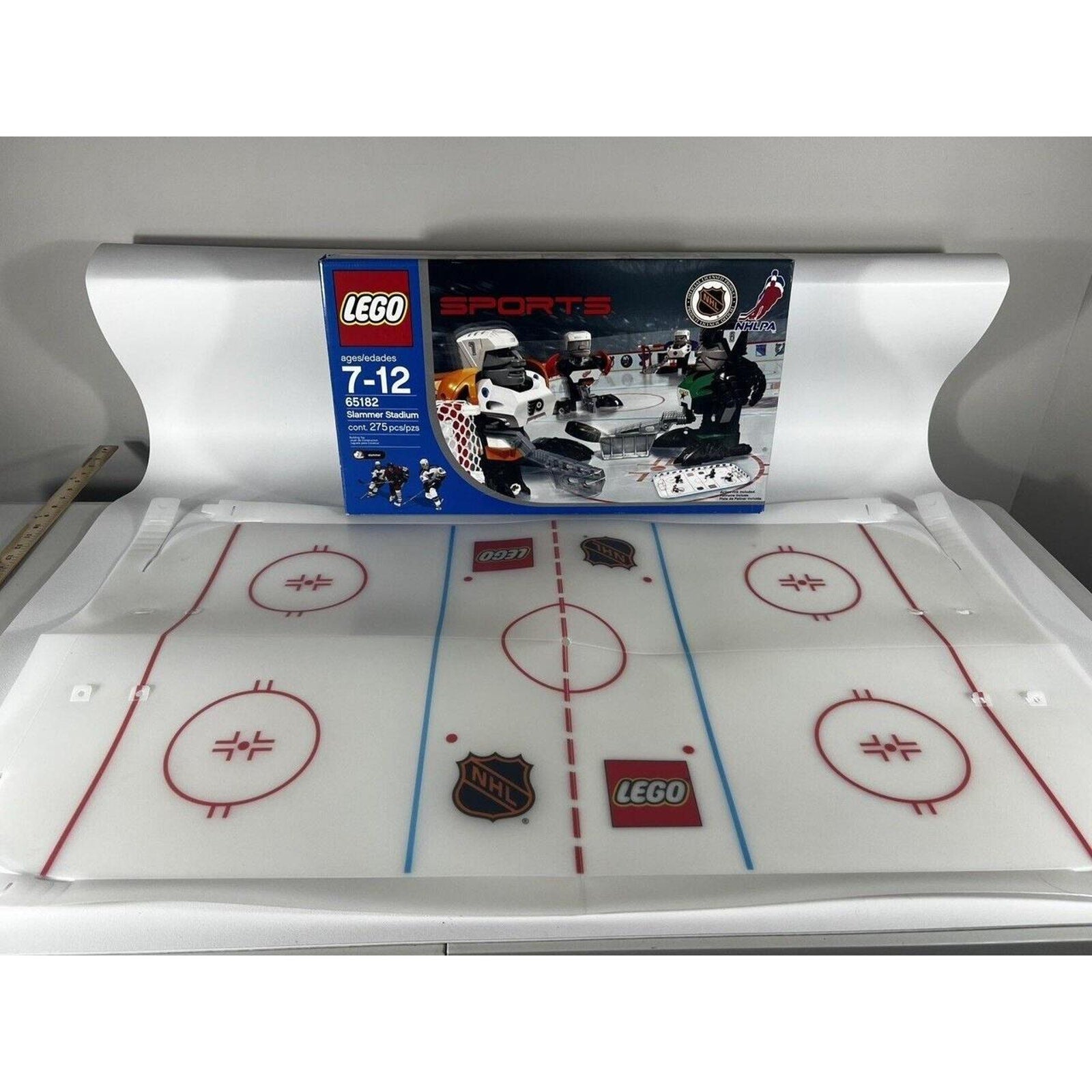 LEGO Sports Hockey Slammer Stadium 65182 Box & Stadium Only Vintage Set
