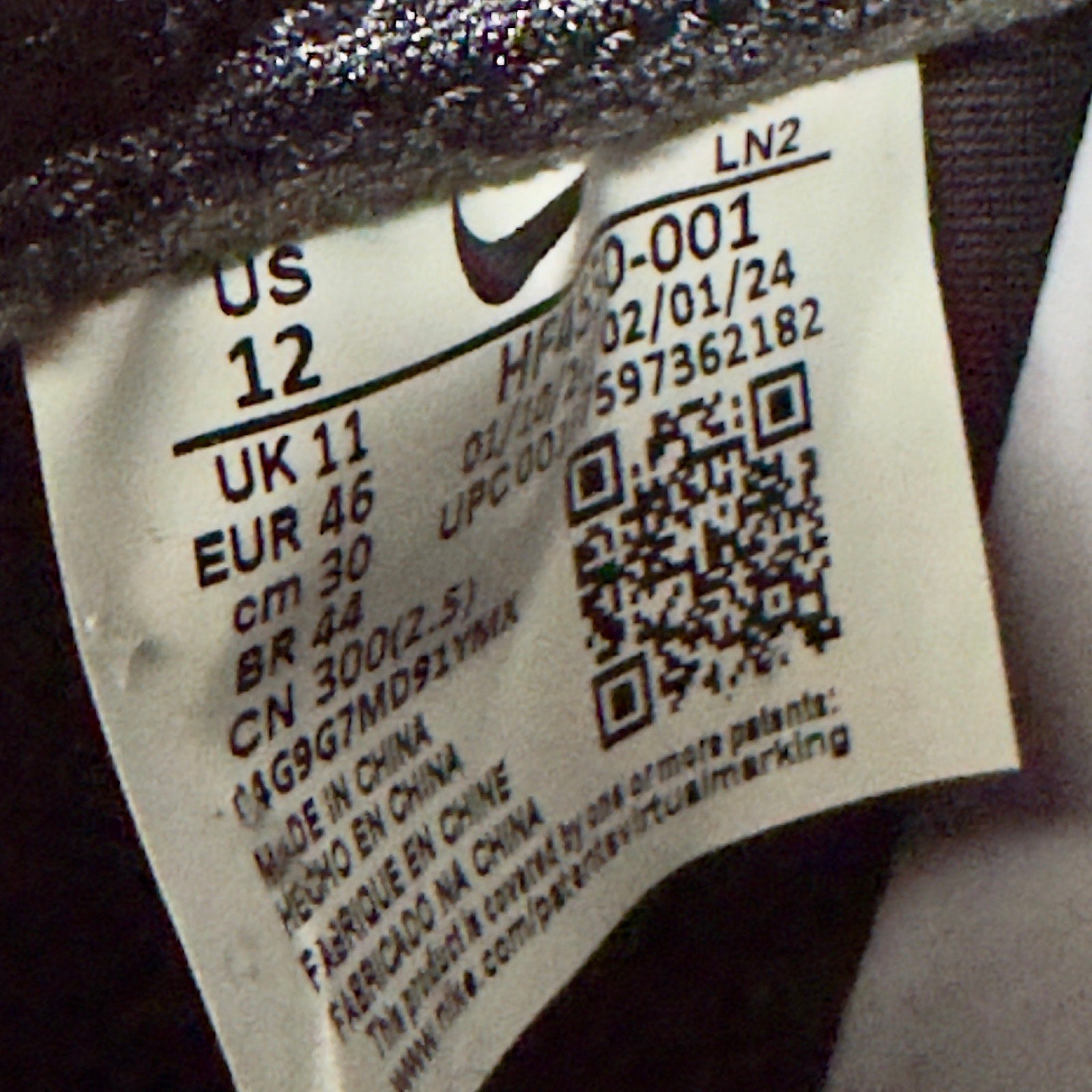 Nike Alpha Menace 4 Elite Football Cleats Black White HF5690-001 Sz 12