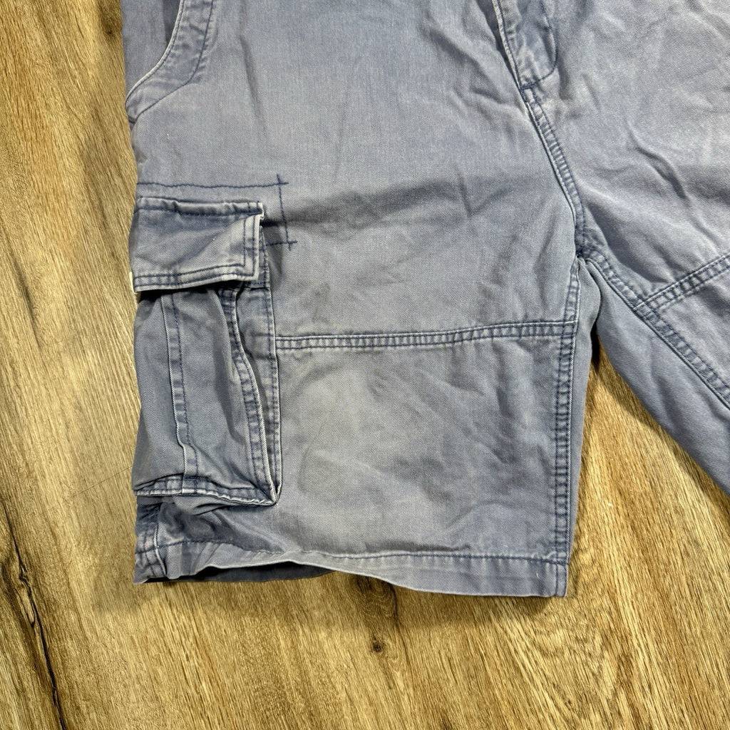 Nautica Jeans Co Baggy Cargo Shorts Men’s 38 Navy Blue Cotton Y2K