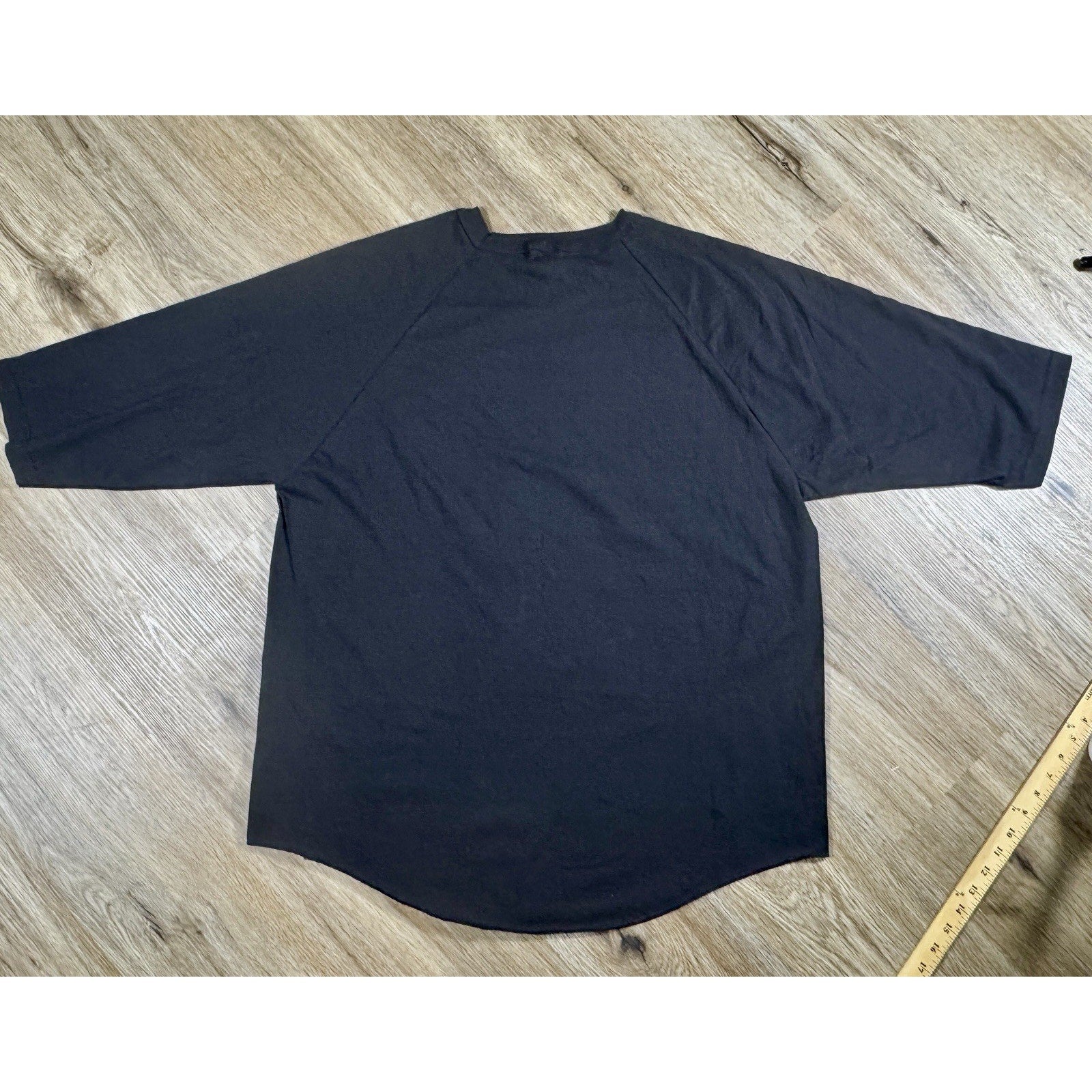 Vtg Y2K Baggy Las Vegas NV USA Flag Raglan Baseball Jersey Shirt 3/4 Sleeve 2XL