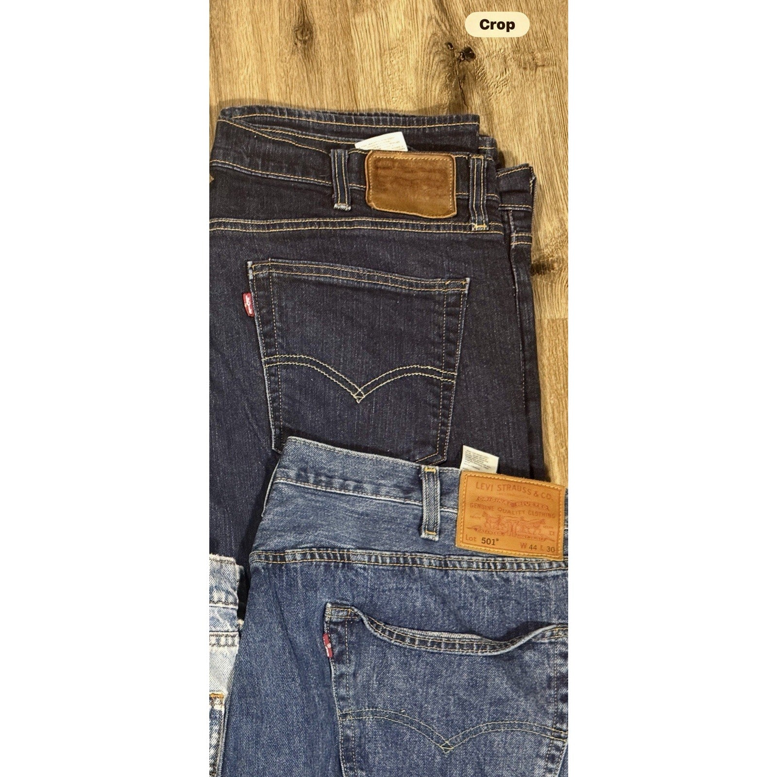 28 Pair Levi’s Jeans Lot 501 505 511 512 541 550 560 NWT USA Reseller Denim Lot