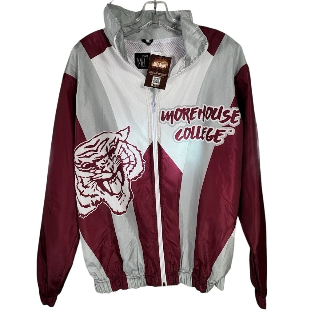 Tones of Melanin Morehouse College Windbreaker Jacket HBCU Gear Small NWT