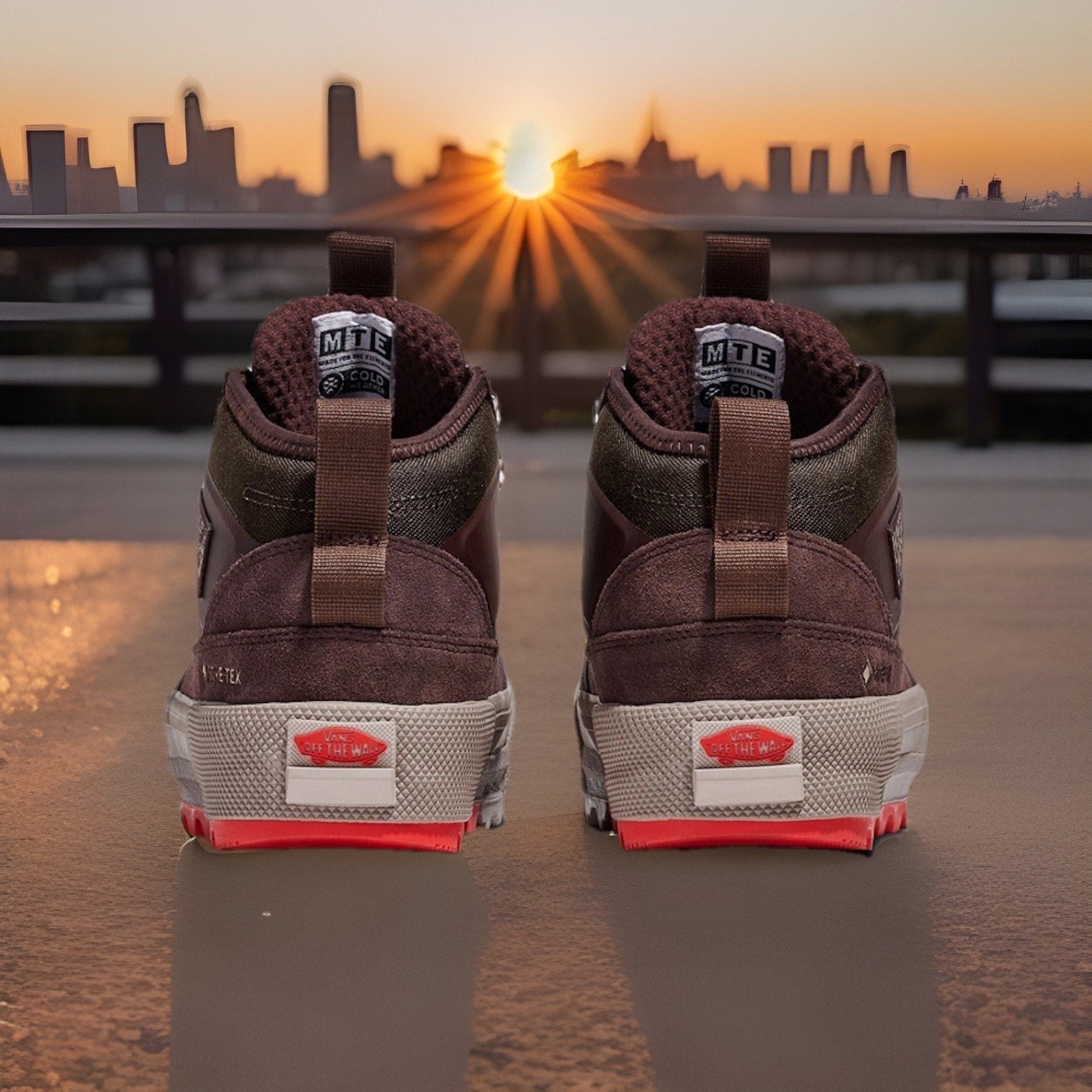 Vans Half Cab GORE-TEX MTE Boot Bitter Chocolate Brown Men’s Sz8 - W 9.5 EU 40.5