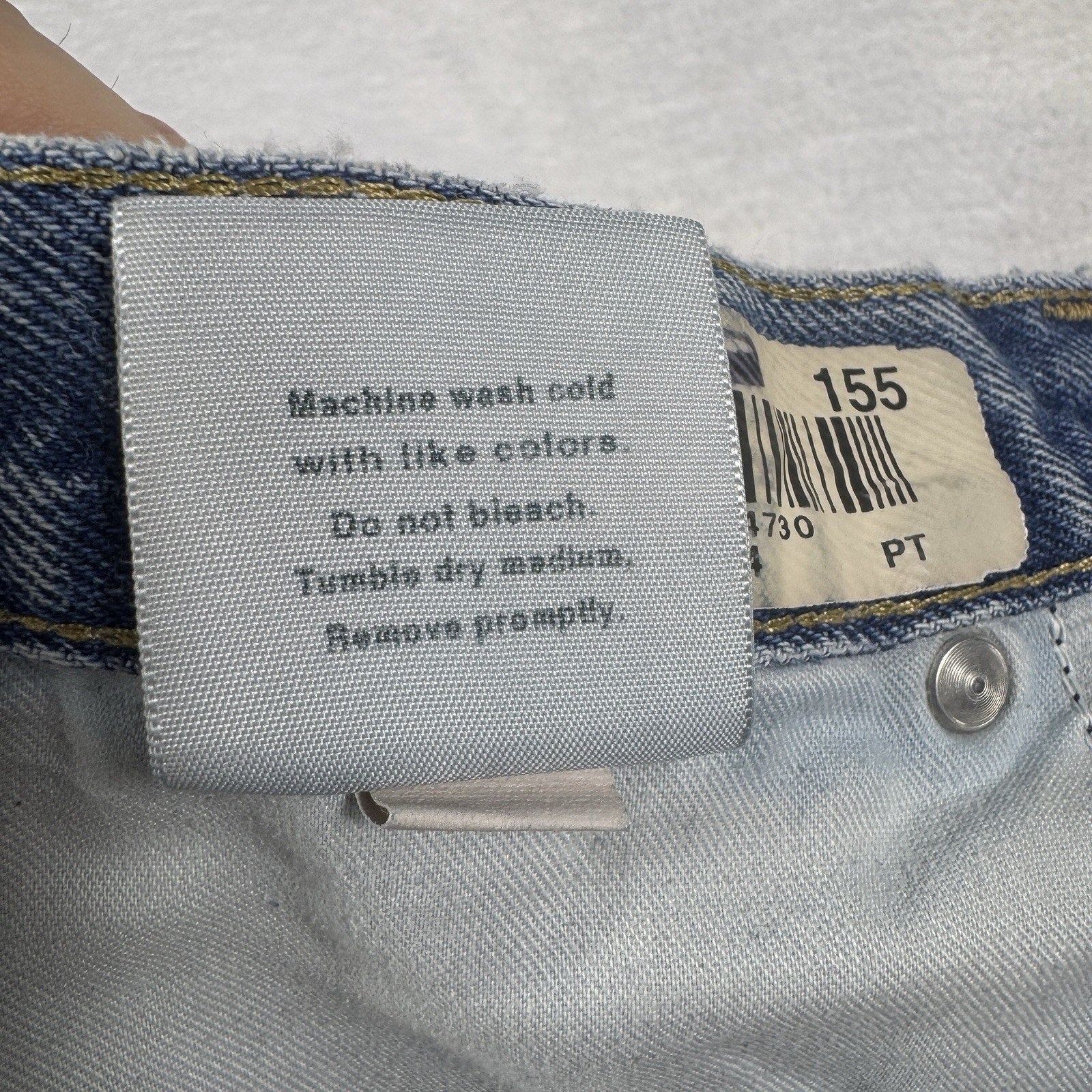 Carhartt B42 Relaxed Fit Jeans Mens 40x30 Distressed Workwear Denim Made Mexico