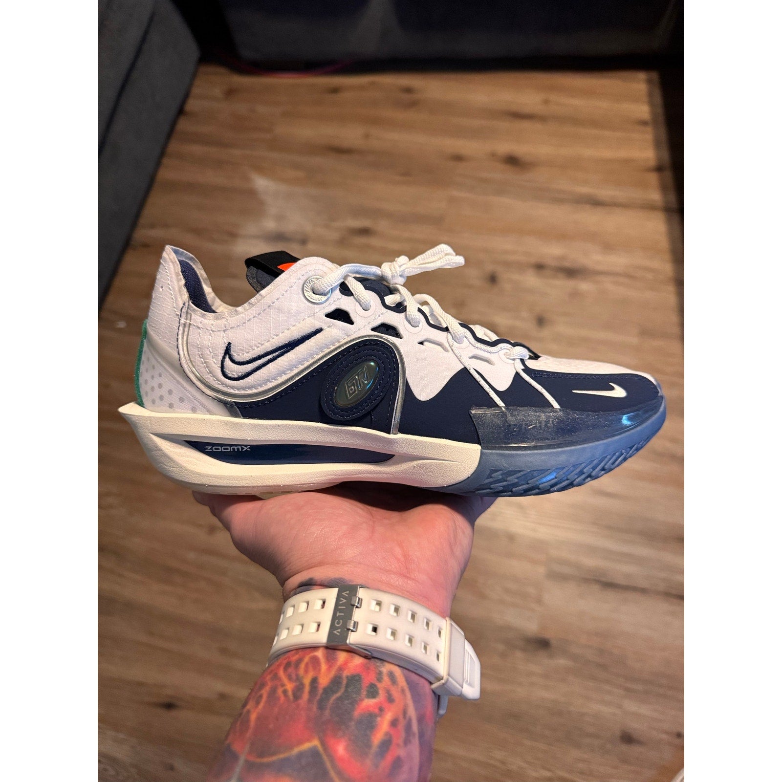 Nike Air Zoom GT Cut 3 All-Star Basketball White Blue FZ4645-100 Men’s 8 W 9.5