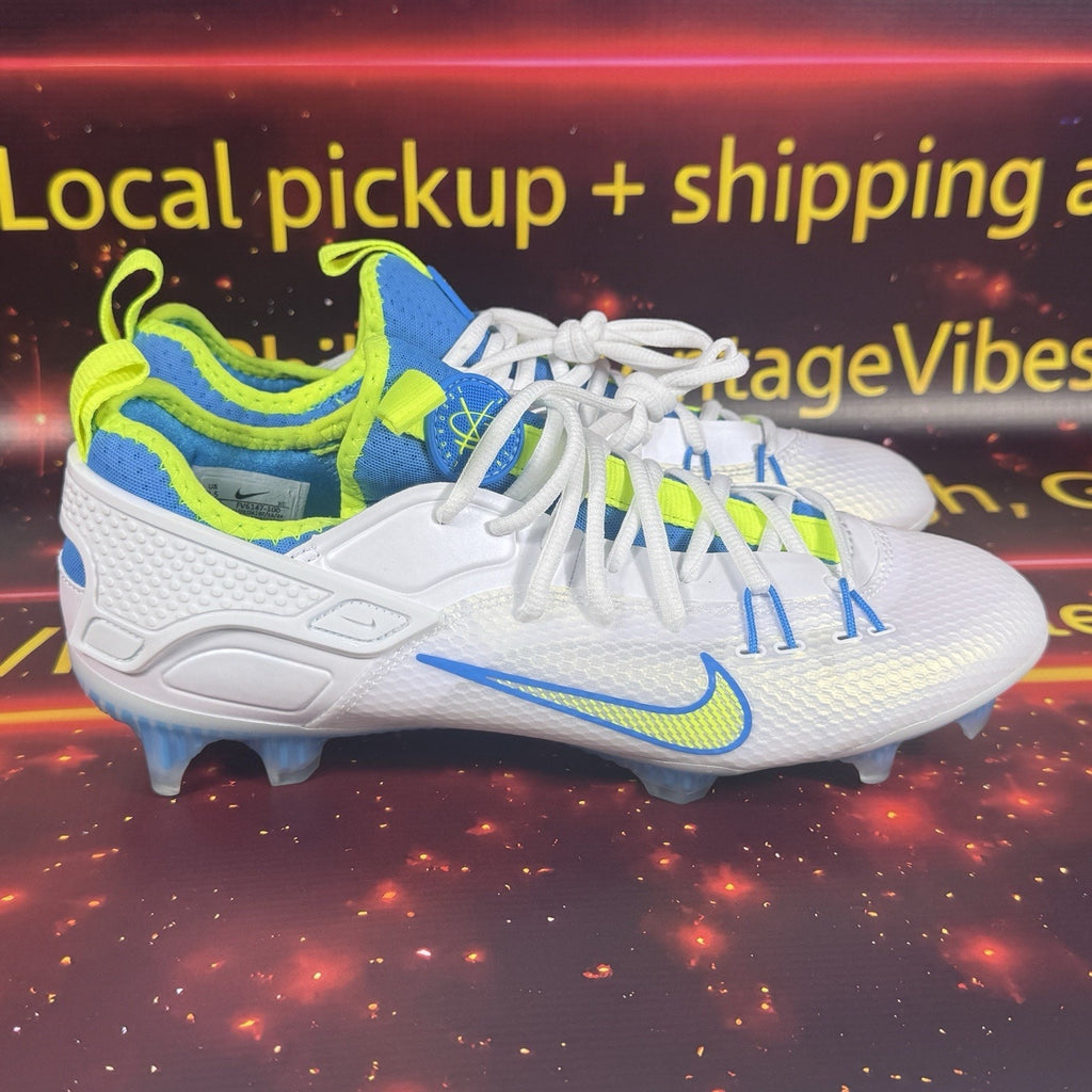 Nike Huarache 9 Elite Low LAX SE Lacrosse Cleats Men's Size 9.5 FV6147-100 New