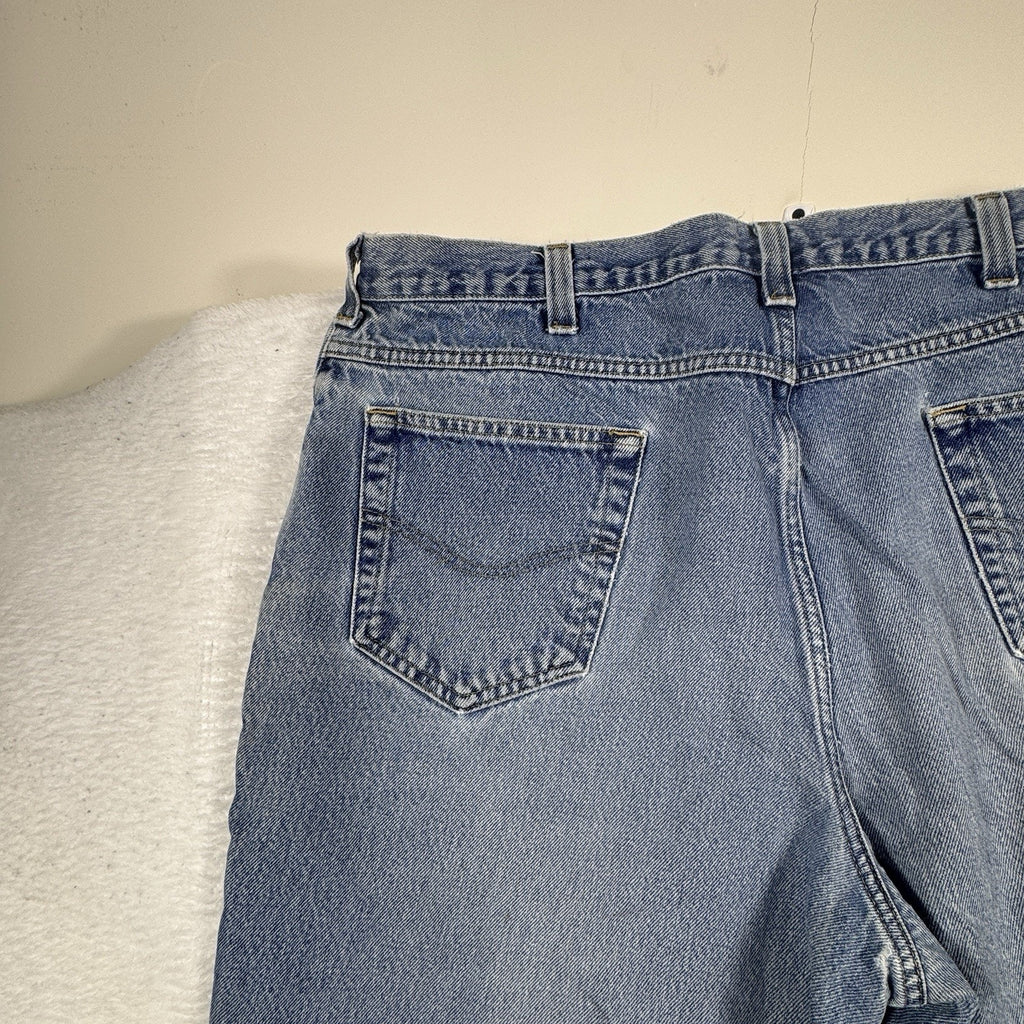 Carhartt B42 Relaxed Fit Jeans Mens 40x30 Distressed Workwear Denim Made Mexico