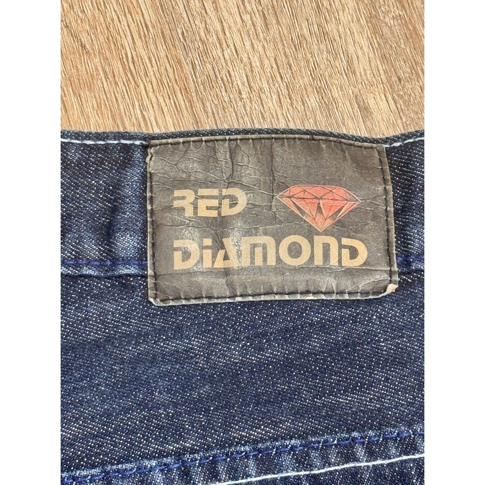 Red Diamond Jeans Men’s sz 44 x 32 (28) Baggy Y2K Hip Hop Dark Wash Denim Skater