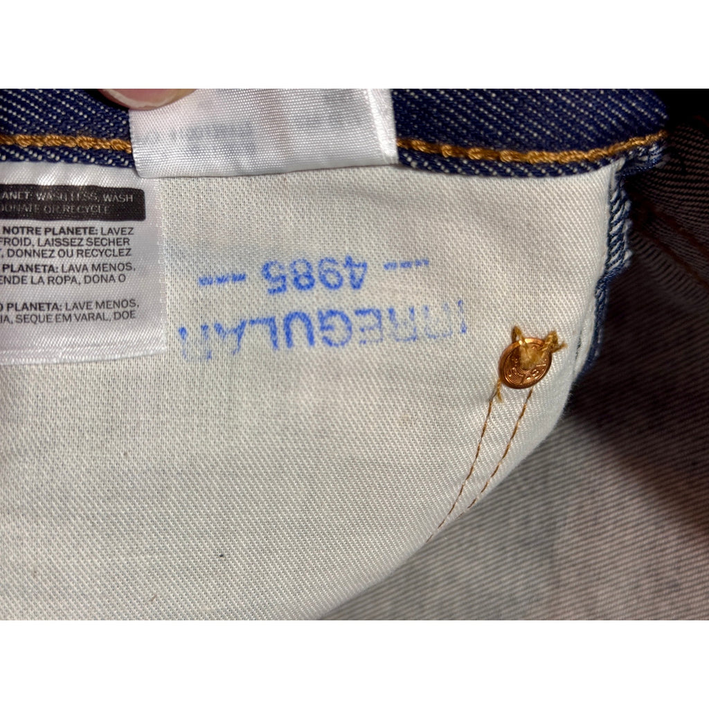 Levi’s 501 STF Shrink To Fit Raw Denim Button Fly Jeans W33x38 NWT 2017 New Y2K