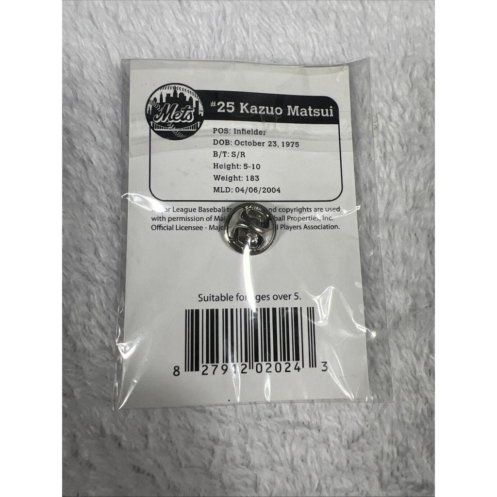 Kaz Matsui New York Mets Pin 2005 New York Times New Multi Purchased Discount