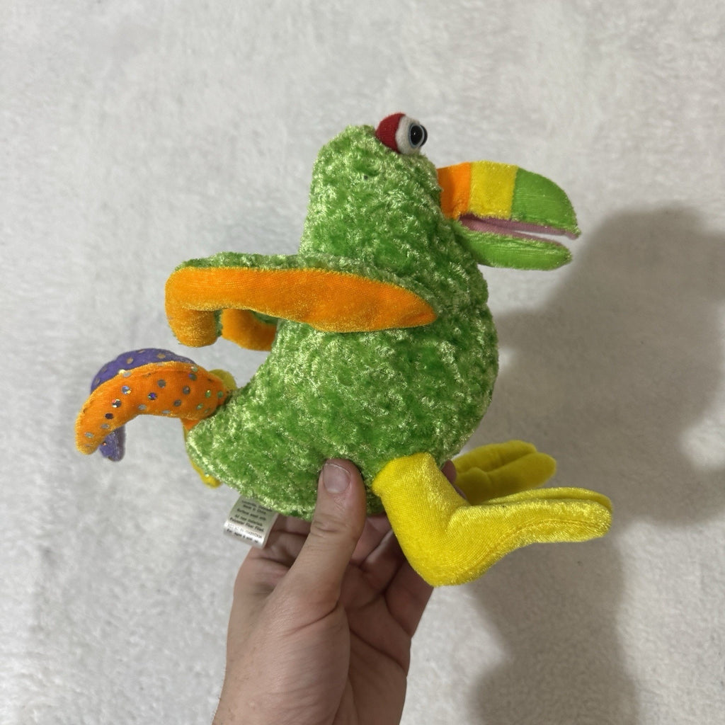 Vtg Sugar Loaf Tropical Toucan Parrot Plush Bird Stuffed Animal Carnival Prize 8