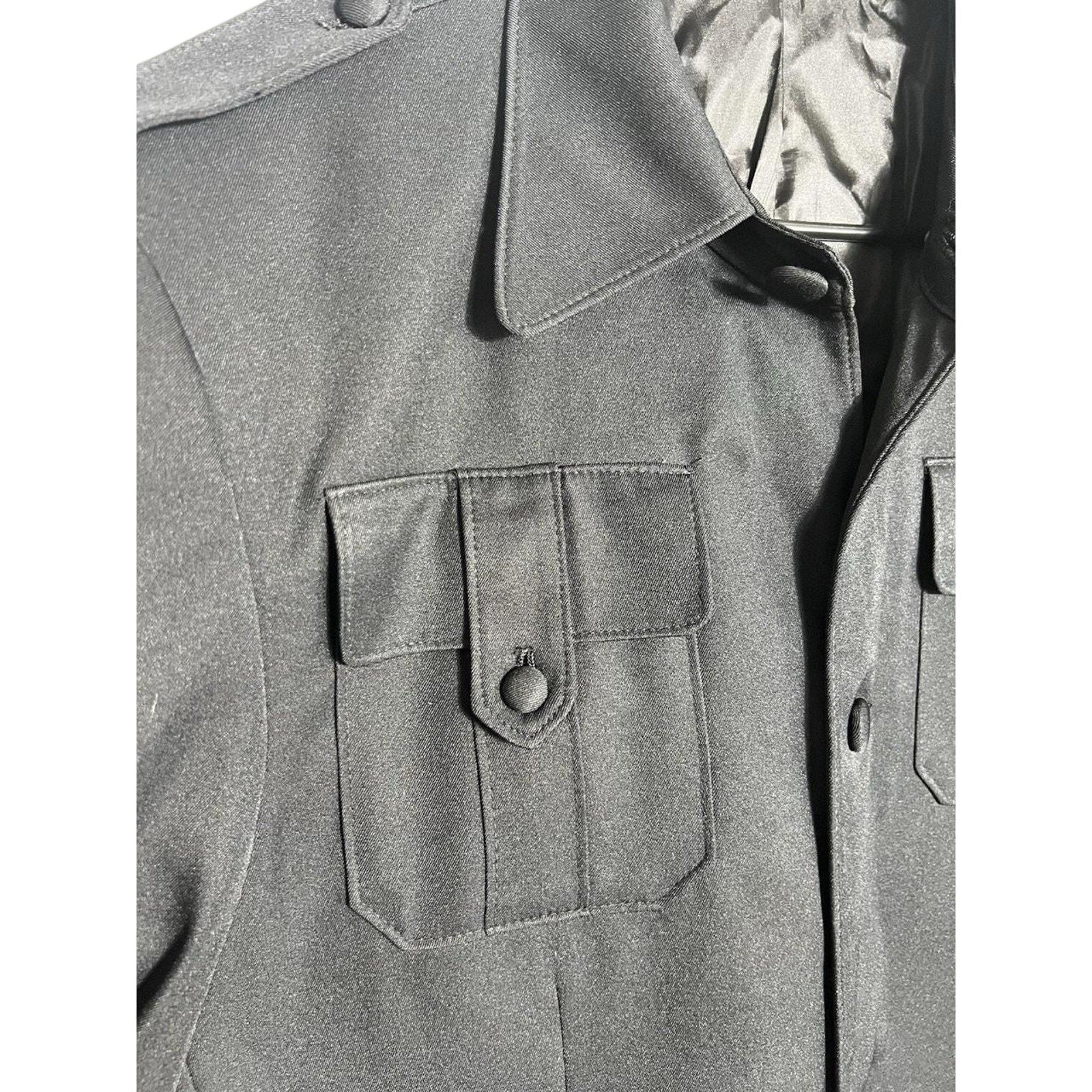 Vintage British Safari Hunting Work Jacket Vitaliano Super 150’s Cloth 36L 21W
