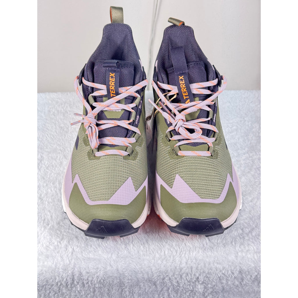 Terrex Free Hiker 2 GTX Green Boost Trail Hiking Shoes IH3531 Women’s 7 Men 5.5