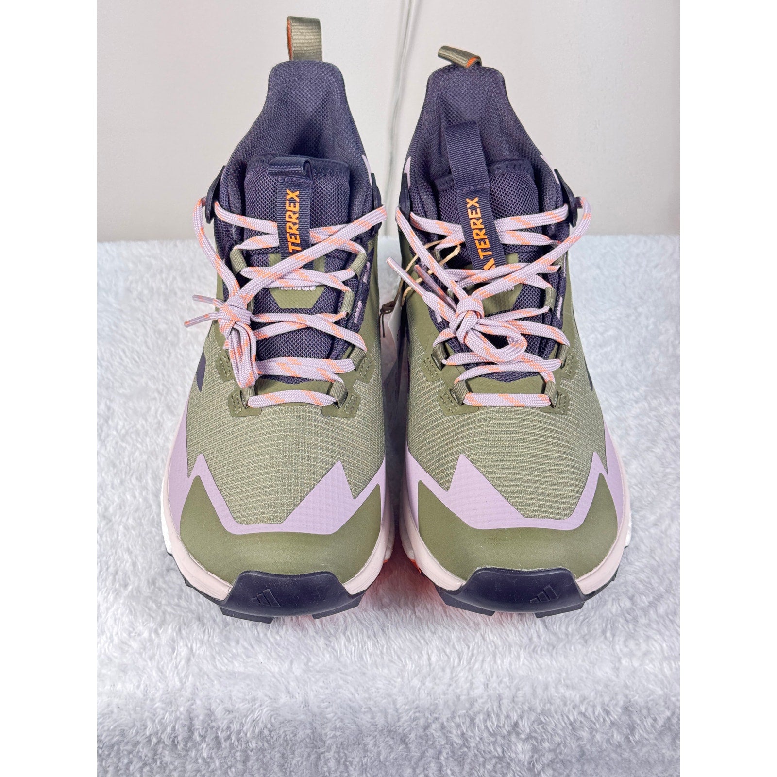 Terrex Free Hiker 2 GTX Green Boost Trail Hiking Shoes IH3531 Women’s 7 Men 5.5