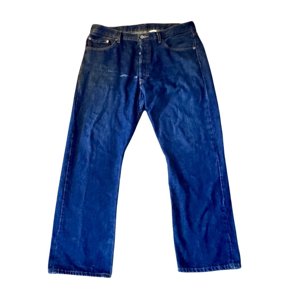 Vtg Men’s Levis 501 Denim Blue Jeans 2007 38x30 Dark Rinse Indigo Button Fly Y2K