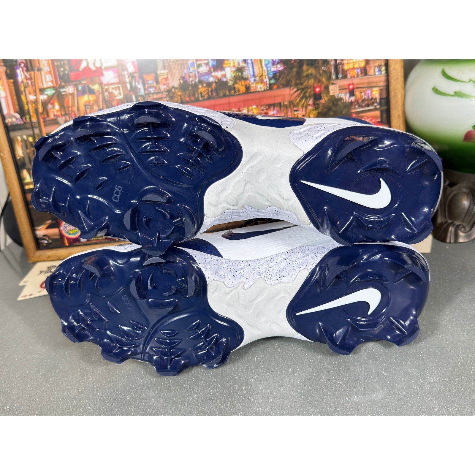 Nike Alpha Huarache Elite 4 Low MCS Baseball Cleats FD6255-107 Men’s Size 15