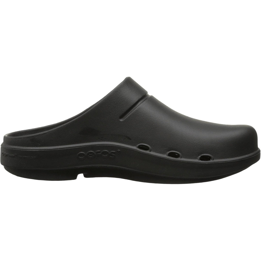 OOFOS OOclog Black Recovery Clog Unisex Comfort Men’s 13 Women’s 15